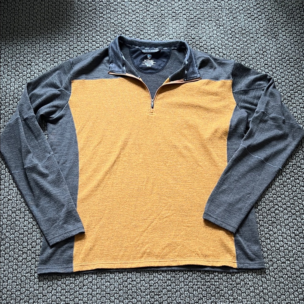 Men’s Kuhl Lightweight Performance 1/4 Zip Pullover Sweater